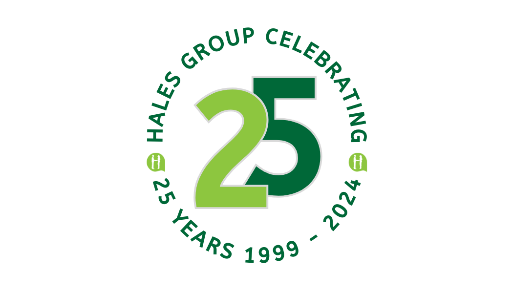 Hales Group's 25th Anniversary Logo