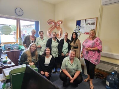 A group of Hales staff posing for a photo