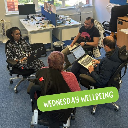 a photo of hales home care staff during wednesday wellbeing